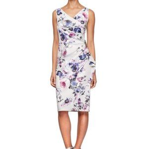 Alex Evenings Floral Compression Dress, cocktail